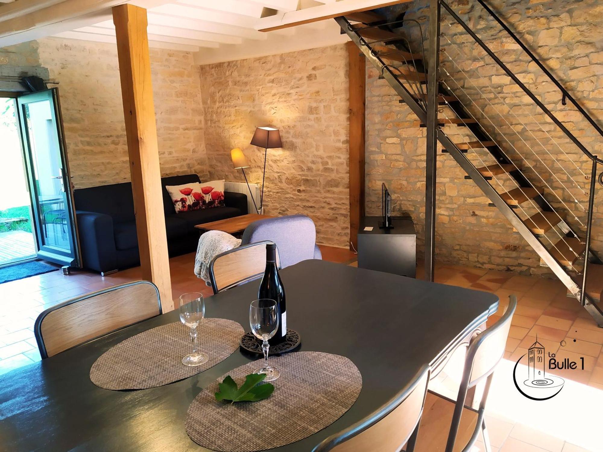 Вилла La Bulle De Chapaize Экстерьер фото